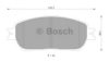 BOSCH 0 986 AB2 388 Brake Pad Set, disc brake